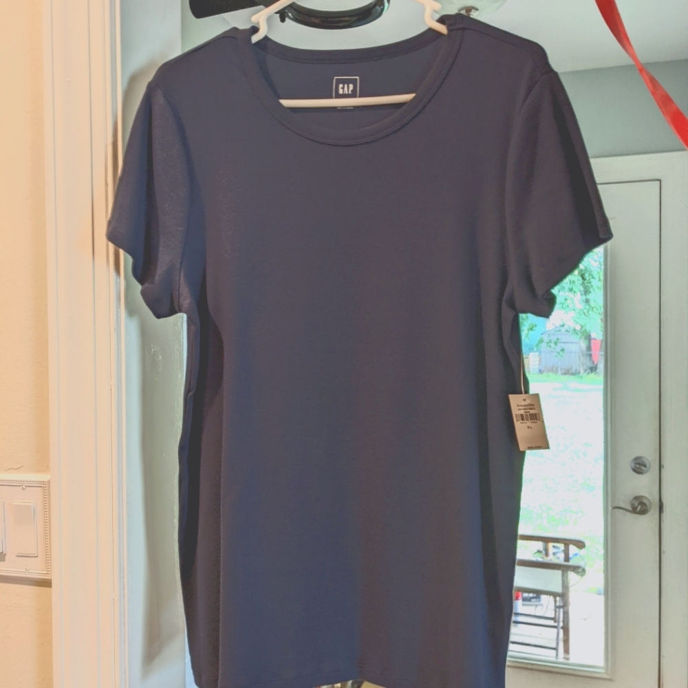GAP Navy Blue Crew Neck Tshirt